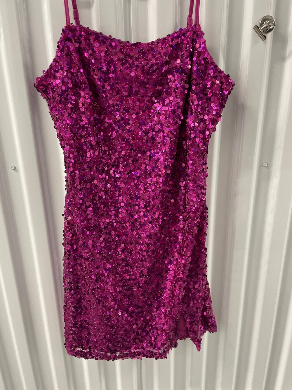 Women’s Wild Fable Pink Sequin Slip Lined Dress Size S